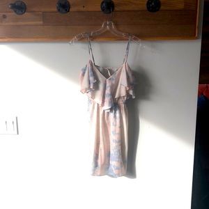 Kimchi Blue silk tie dye dress urban outfitters